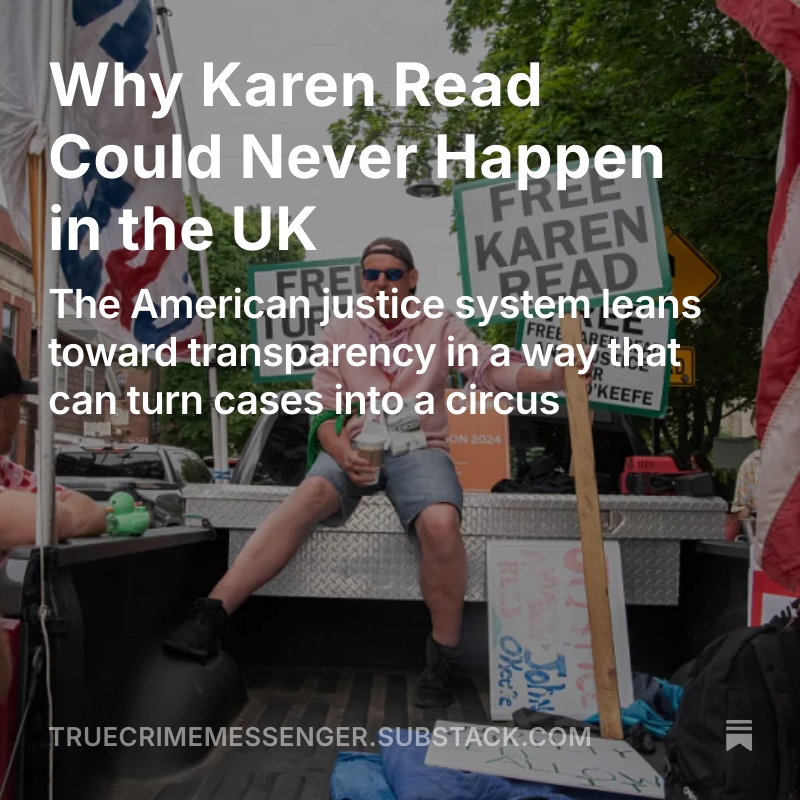 truecrimetimes (@truecrimesub) on Twitter photo Jack Fox of @<a href="/truer_word/">Never A Truer Word</a> discusses why the Karen Read case could never happen in the U.K.
bit.ly/3TK6YdL Jack Fox of @<a href="/truer_word/">Never A Truer Word</a> discusses why the Karen Read case could never happen in the U.K.
bit.ly/3TK6YdL