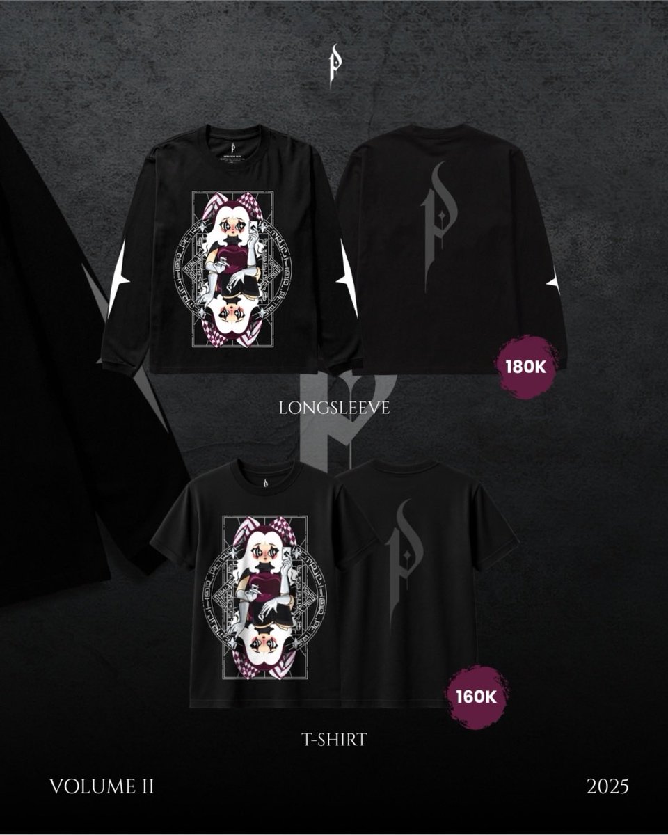 nyumnyaaaa's tweet photo. ‼️RTs are appreciated‼️

✨OPEN PRE ORDER✨
“𝐍𝐎𝐓 𝐂𝐋𝐎𝐖𝐍—𝐉𝐎𝐊𝐄𝐑” 🃏🔮

26 Juni - 13 Juli 2025

Black T-Shirt IDR160K
Black Long Sleeve IDR180K

‼️FREE STICKERS‼️
24s cotton combed, plastisol ink

🃏DM for more info🃏 https://t.co/iUEYTLwkwY