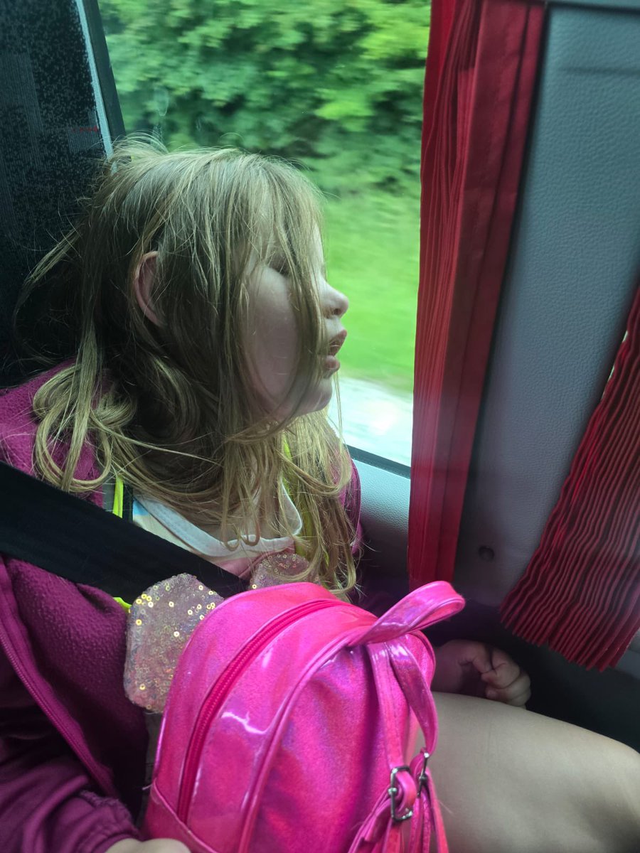 DeePointEarth's tweet photo. We have some sleepy heads on the bus. @DeePointPrimary https://t.co/vyQ8N3Fmk9
