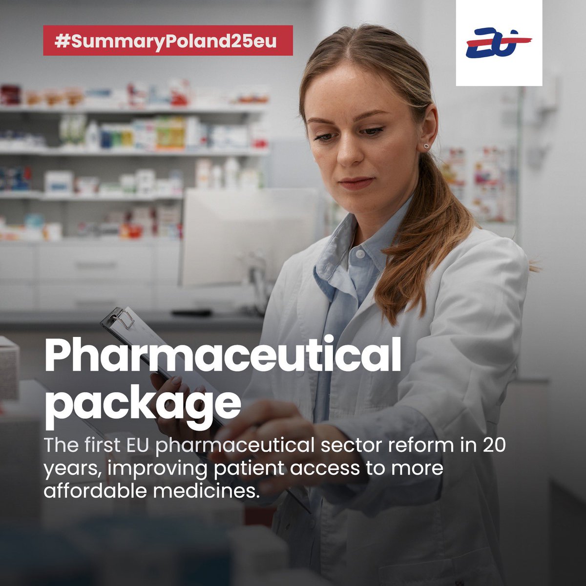 🇪🇺💊 HEALTH SECURITY  
The Polish Presidency secured a joint position of Member States on the EU’s first major pharmaceutical reform in 20 years. 

#SummaryPoland25eu 

#Poland25eu