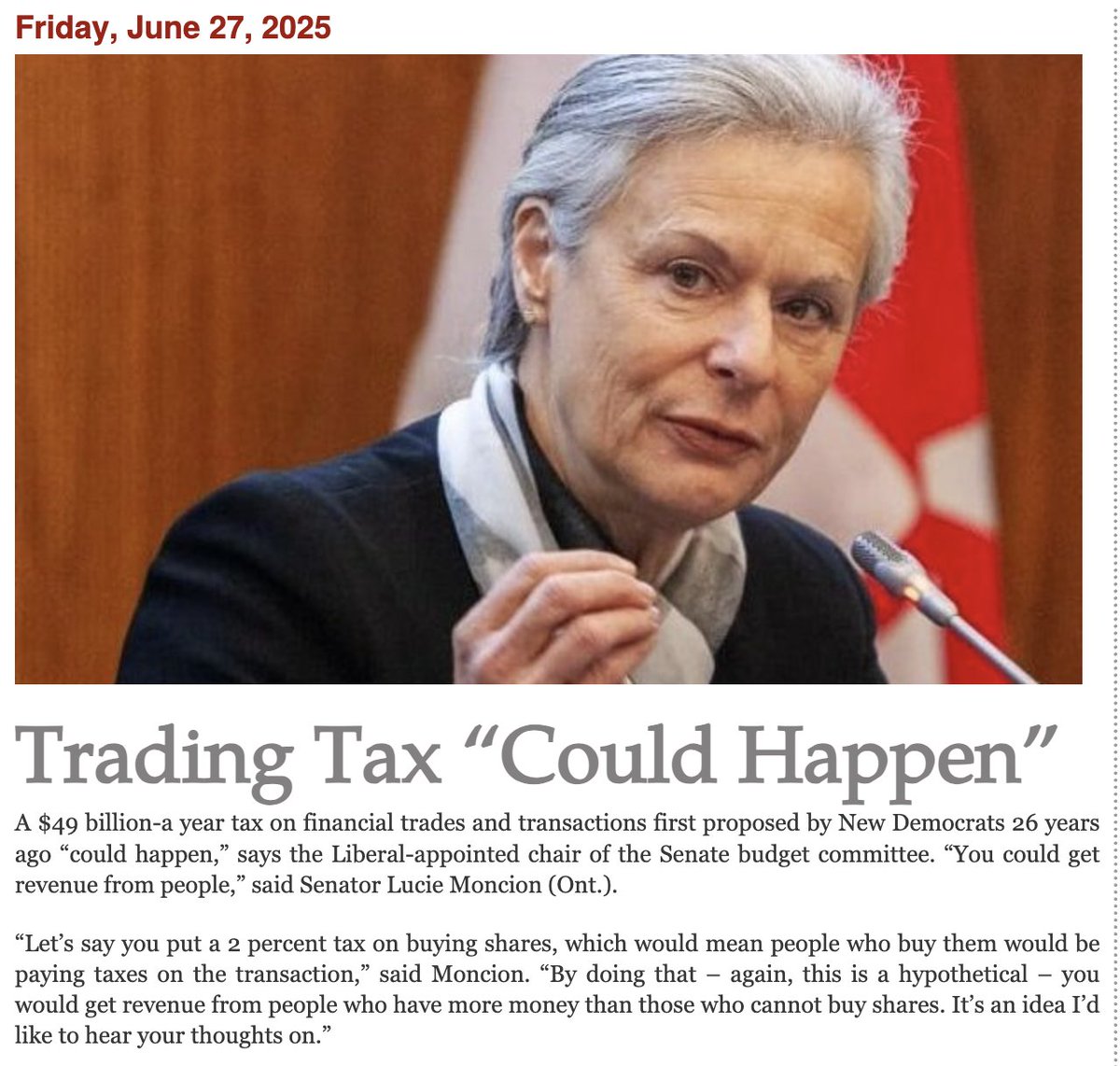 Mark Jeftovic, The ₿itcoin Capitalist (@stuntpope) on Twitter photo Canada continues to drive innovation in fintech and blockchain - in this case pioneering demand for tokenized securities in offshore markets.
(h/t <a href="/mindingottawa/">Blacklock's Reporter</a>) Canada continues to drive innovation in fintech and blockchain - in this case pioneering demand for tokenized securities in offshore markets.
(h/t <a href="/mindingottawa/">Blacklock's Reporter</a>)