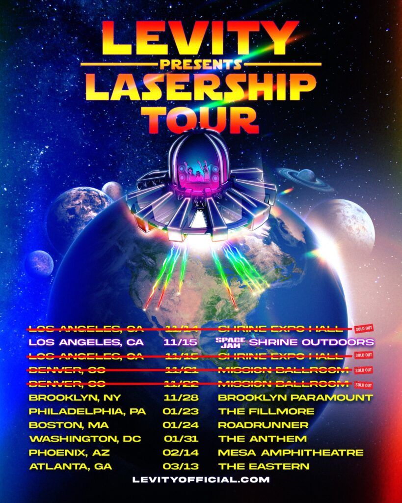 . <a href="/LevityMusic/">Levity ☁️</a> have announced their Lasership Tour. Those who buy tickets can rest assured knowing their money went to a good cause. 🚀

Read the article ➡️ edmidentity.com/2025/06/25/lev…