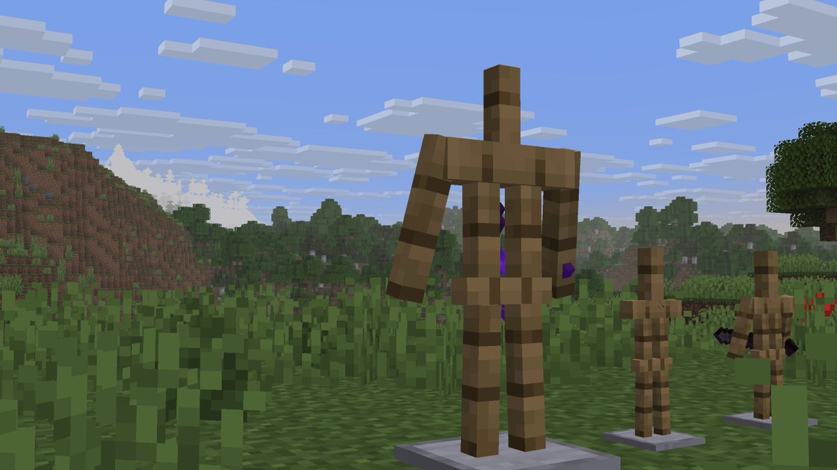 Brekfest7's tweet image. My data pack &apos;More Stands&apos; that lets you craft types of Armor Stands not available normally in survival has been updated to 1.21.6! Check it out on Modrinth: modrinth.com/datapack/more-…
#minecraft #datapack #MinecraftLIVE #developer