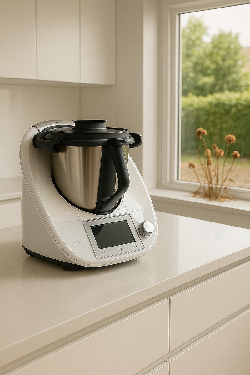 vonGammCom's tweet photo. Thermomix-Weiberl – die Haute Cuisine des Vorstadt-Wahnsinns

heute live aus Vaterstetten-Baldham!

Sie stehen morgens auf wie andere Leute zum Zahnarzt gehen: entschlossen, aber mit verkniffenem Gesicht. Und dann beginnt das Ritual. Erst Pilates mit Yvonne. Dann „Manifestieren“ – irgendwas mit Frequenzen, Mondzyklen und einem drittklassigen Selfhelp-Podcast, den sie „total inspirierend“ finden. Und dann – das Summen. Dieses infernalische Surren aus Edelstahl und Digitaldisplay. Thermomix an. Denkst, du bist im Forschungslabor von Nestlé.

Die Thermomix-Weiberl sind keine Mütter, sie sind Projektmanagerinnen im Krieg gegen das natürliche Kochen. Die Zutaten abgewogen wie bei einem Drogenlabor, alles in Einzelteilen aus dem Alnatura-Sortiment: „regional“, „biologisch“, „verantwortungsvoll“. Hauptsache, der Bio-Gouda hat mehr Flugmeilen als der Ehemann Bonusmeilen.

Und wehe, du sagst was gegen den Thermomix. Dann geht der Deckel hoch. „DER hat unser Leben verändert!“ – Ja, Schatz. Deiner war vorher halt auch nur Tiefkühlpizza und trüber Chardonnay aus’m Rewe.

Sie teilen ihre Matschkreationen auf Instagram – #gesundundlecker – und du denkst dir: Das sieht aus wie eine feuchte Putzmittelprobe aus Tschernobyl. Aber da ist sie, stolz wie ein Hochleistungsmixer auf zwei Beinen, mit 16 Hashtags und fünf Bio-Ersatzstoffen, von denen drei in der Schweiz verboten sind.

Und während sie mit dem Thermomix vegane Proteinbrotaufstriche mixt, redet sie sich ein, dass sie eine Unternehmerin ist. „Ich hab da ein kleines Business nebenbei.“ – Klar. Affiliate-Link plus Thermomix-Vertreterin plus Coach für „female Empowerment“ ab 69 Euro im Zoom. Du verkaufst dir selbst die Illusion vom Erfolg – powered by dampfgegartem Kürbis.

In Wahrheit wollen sie Kontrolle. Über den Mann („Er isst jetzt auch kein Fleisch mehr, haha“), über die Kinder („Heute gibt’s vegane Hirse-Bällchen, ist das nicht cool?“), über ihr Leben, das zwischen REWE-Lieferservice und betreutem Basteln mäandert.

Der Thermomix ist nicht Küchengerät. Er ist Lifestyle-Prothese, Ermächtigungsmaschine, digitales Mutterkreuz für die Wohlstandsverwirrten.

Und in ihrem Kopf läuft permanent die leise Hintergrundmusik von Kitchen Impossible, während sie eine „Chili sin Carne“ zusammenpüriert, die aussieht wie frisch aus dem Bio-Kompost.

Der Thermomix ist der SUV unter den Haushaltsgeräten. Zu groß, zu teuer, zu laut. Aber wehe du kritisierst das Ding – dann bist du ein toxisch-patriarchaler Küchenfaschist, der Frauen nicht ihr autonomes Leben gönnt.

Dabei will ich nur eins: eine Butterbreze! Ohne Chia. Ohne fermentierte Hirse. Und ohne politischen Subtext.