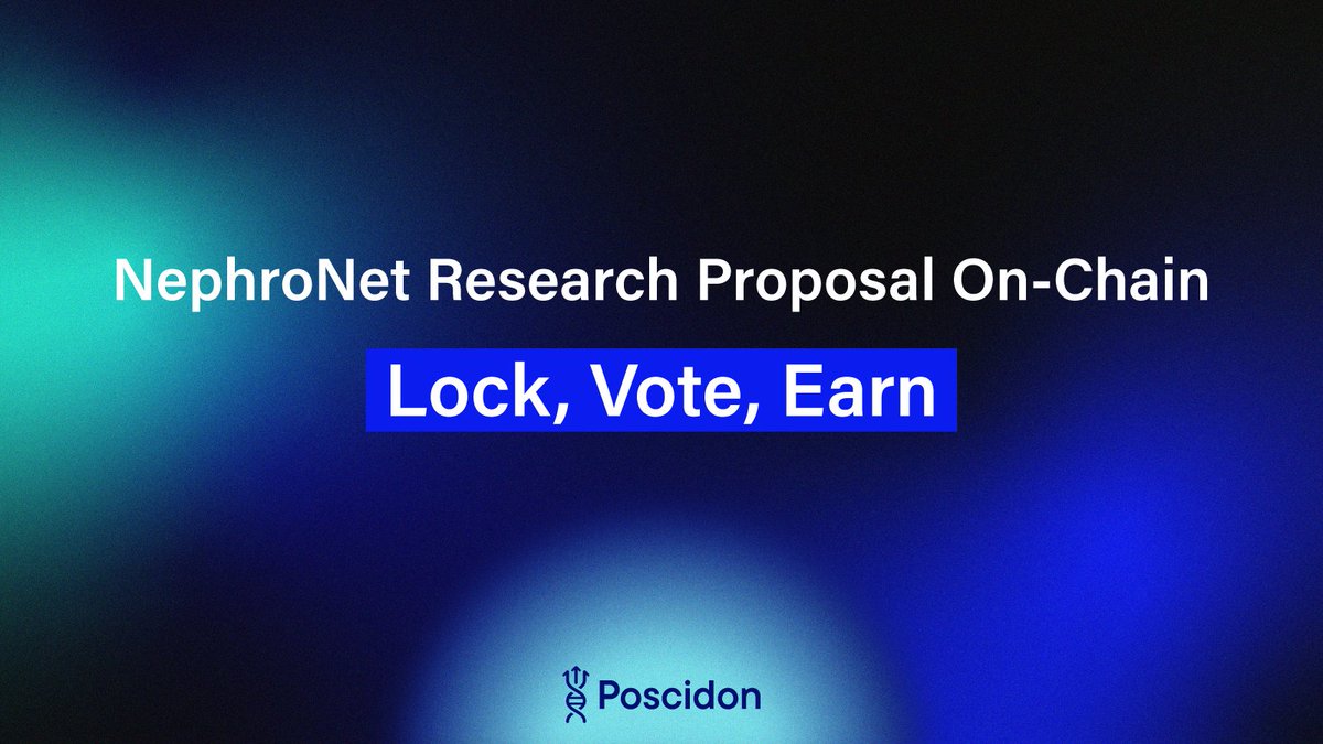 PoSciDonDAO's tweet image. 🗳️ It’s time to vote on-chain: Should NephroNet get funding?

This research funding proposal aims to predict kidney failure before symptoms start using aging biomarkers and AI.

You’ve read the science. Now it’s your call. 🧬

🔗 Vote on-chain now: dao.poscidon.com/governance/on-…