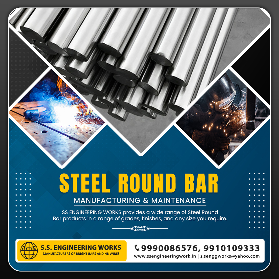 ssengineering22's tweet photo. Looking for top-quality Steel Round #Bars for your industrial needs?
We #manufacture and #maintain a wide range of steel bars in various grades, finishes, and sizes — tailored to your specifications.

📞 Contact: 9990086576
🌐 https://t.co/qSfZYB1MBV

#SteelRoundBar #BrightBars https://t.co/AEEqCUMe08