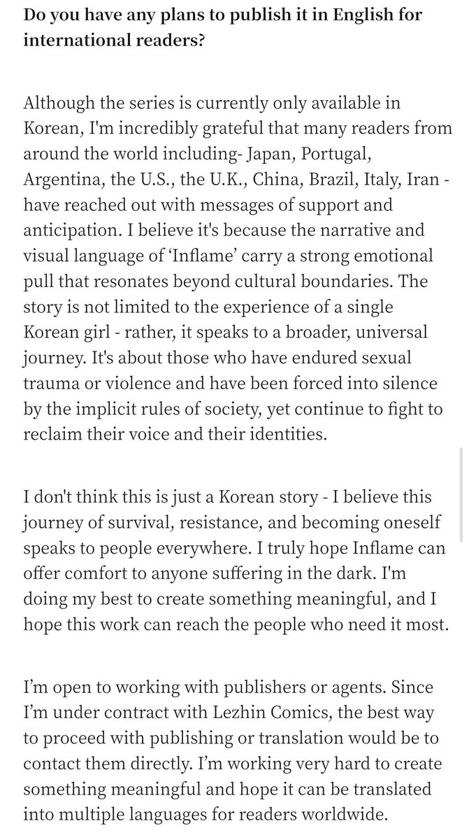 0jae0_art's tweet photo. Honored to interview with https://t.co/Np3Dc1qVqC (Korean gov’t site) about #Inflame,( #발화 ) my process, translation plans &amp; next steps—read the article!❤️‍🔥 https://t.co/ExaKMeU1Al https://t.co/B3uUIDwJaQ