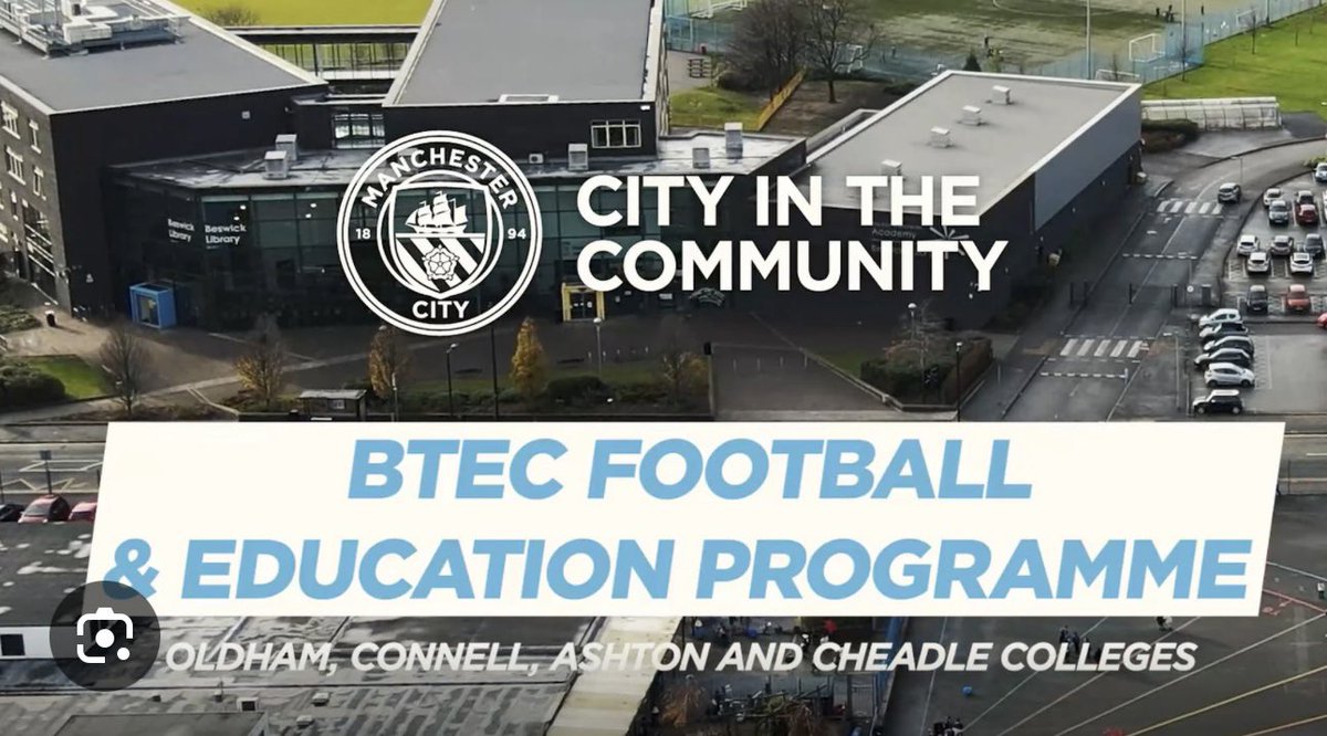 Our sport science pupils had an incredible taster session with <a href="/ManCity/">Manchester City</a> discussing the city BTEC as a post 16 option. Students completed a practical session, followed by an informative presentation about what the course has to offer!⚽️📚 

Any further questions, speak to GB/MGH.