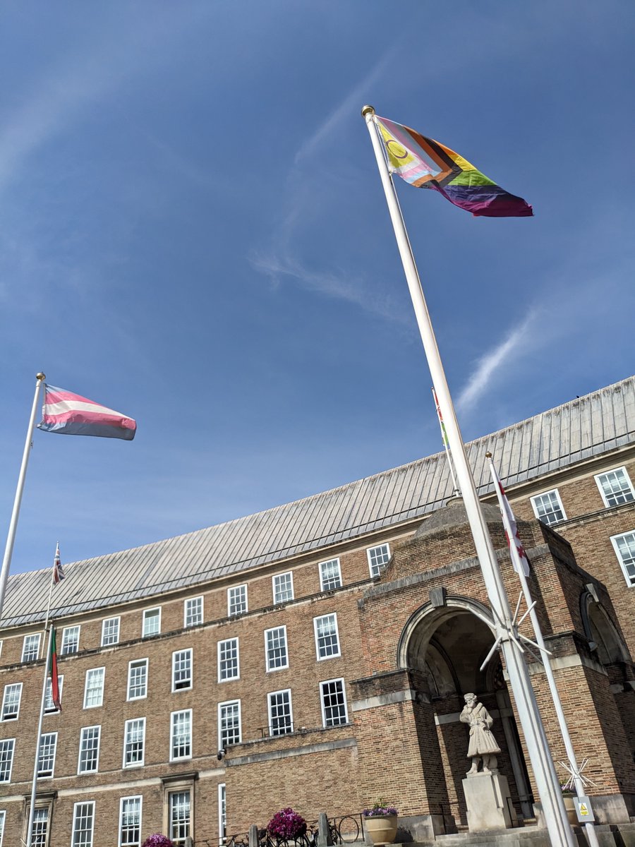 Proud that Bristol City Council is not afraid to show its support for LGBTQ+ people in our city and beyond.