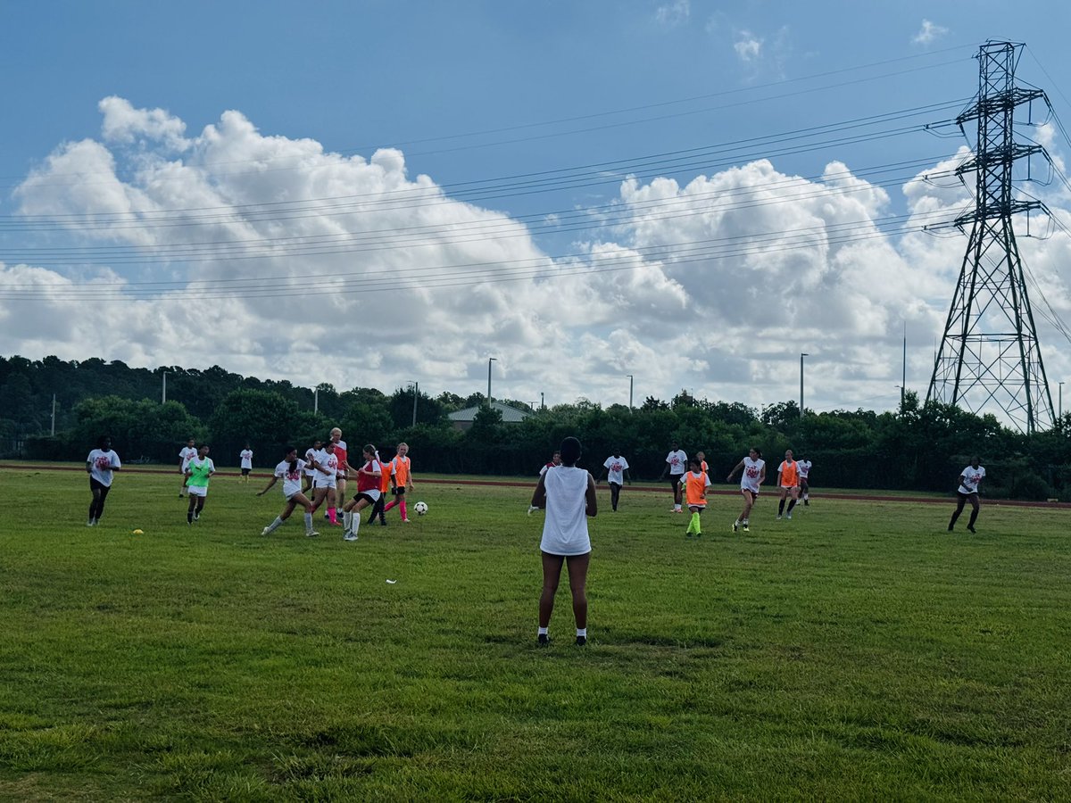 Day 3 of Soccer Camp was amazing! Many smiles and laughs add the girls engaged in several soccer games against one another! Our high school coaches were phenomenal Kasia Bonner, Addison Hancock and Cha-Cha! These young ladies came each day enthused and ready to coach!