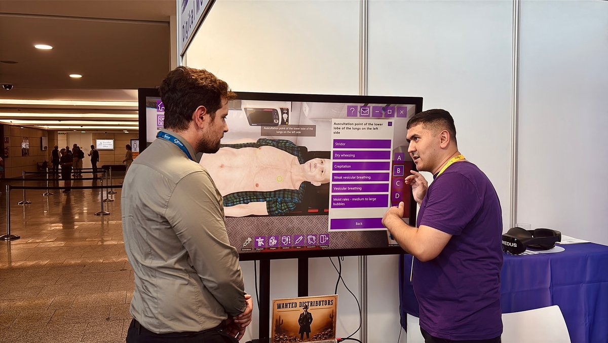 dimedus's tweet photo. Day 2 was fantastic — thank you for the energy and curiosity!
Let’s make the most of June 27 together — boost your clinical skills and discover how learning can be both effective and enjoyable.
#SESAM2025 #Valencia2025 #MedicalSimulation #VRinMedicine #CPRTraining #DIMEDUS https://t.co/YiGxKTawSF