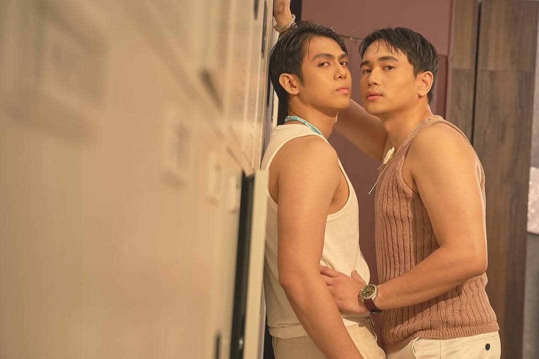 OfficialKpex's tweet photo. BL series realness. 🥰😍

Looks like love’s already in the script… just waiting for ‘Action!’ 🏳️‍🌈 #DongPat @hmphilippines @dingdongbahan
@impatrickr

HMPRIDE WithDONGPAT

(📸: plipfilms) https://t.co/2c1oDk0LhD