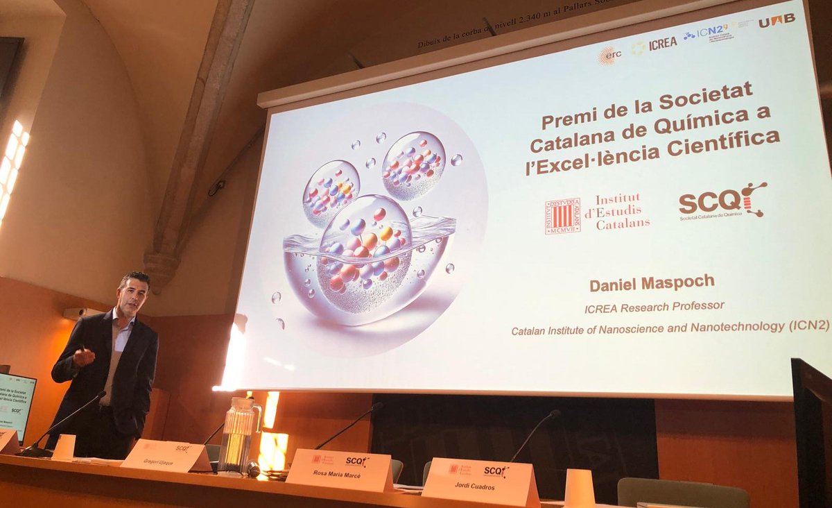 Catalan Institute of Nanoscience & Nanotechnology (@icn2nano) on Twitter photo 🏆 PREMIS I RECONEIXEMENTS
🏅 El Prof. ICREA Daniel Maspoch ha rebut el Premi a l’Excel·lència Científica 2025 de la <a href="/scq_iec/">Societat Catalana de Química</a>. La seva recerca se centra en la #química Clip-off.
👏 Enhorabona!
🔍 Aprèn-ne més sobre la seva recerca! ➡️ f.mtr.cool/ekzsnilbvb
#Excelencia 🏆 PREMIS I RECONEIXEMENTS
🏅 El Prof. ICREA Daniel Maspoch ha rebut el Premi a l’Excel·lència Científica 2025 de la <a href="/scq_iec/">Societat Catalana de Química</a>. La seva recerca se centra en la #química Clip-off.
👏 Enhorabona!
🔍 Aprèn-ne més sobre la seva recerca! ➡️ f.mtr.cool/ekzsnilbvb
#Excelencia