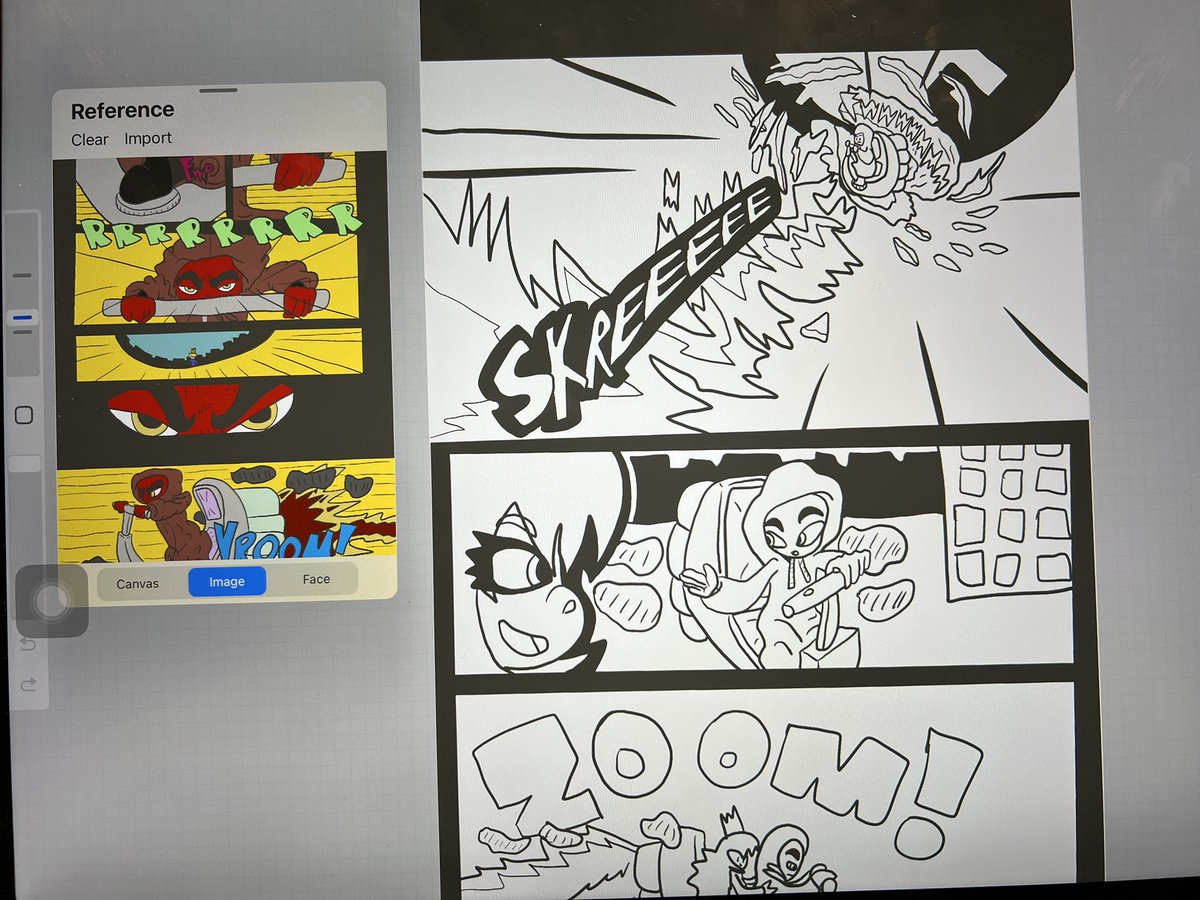 I did the “Akira Slide” without even realizing it until now!! :0 #makecomics #makingcomics <a href="/LetsGoNowComic/">Let's Go Now! - For Ages 12+!</a>