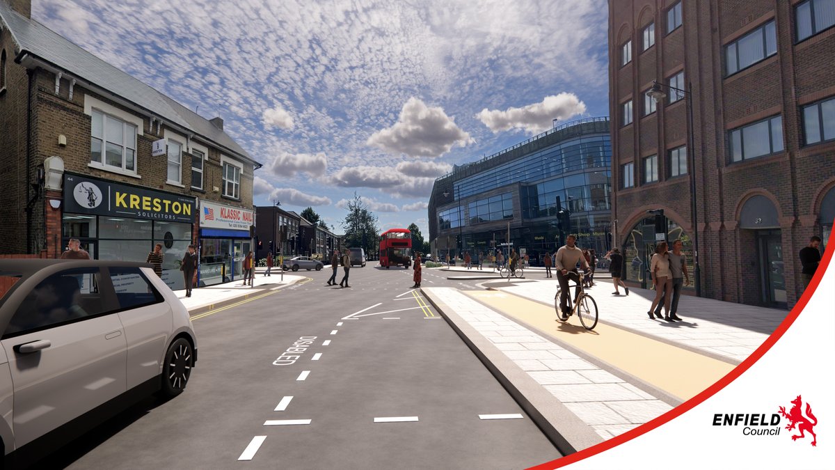 🚶‍♀️🚲 There’s still time to have your say on Phase 2 of the Enfield Town Liveable Neighbourhood! There are proposals for safer crossings, new protected cycle lanes, greener spaces, a 24-hour bus lane &amp; more.

👉 letstalk.enfield.gov.uk/EnfieldTown

<a href="/EnfieldCouncil/">Enfield Council</a> #EnfieldTown