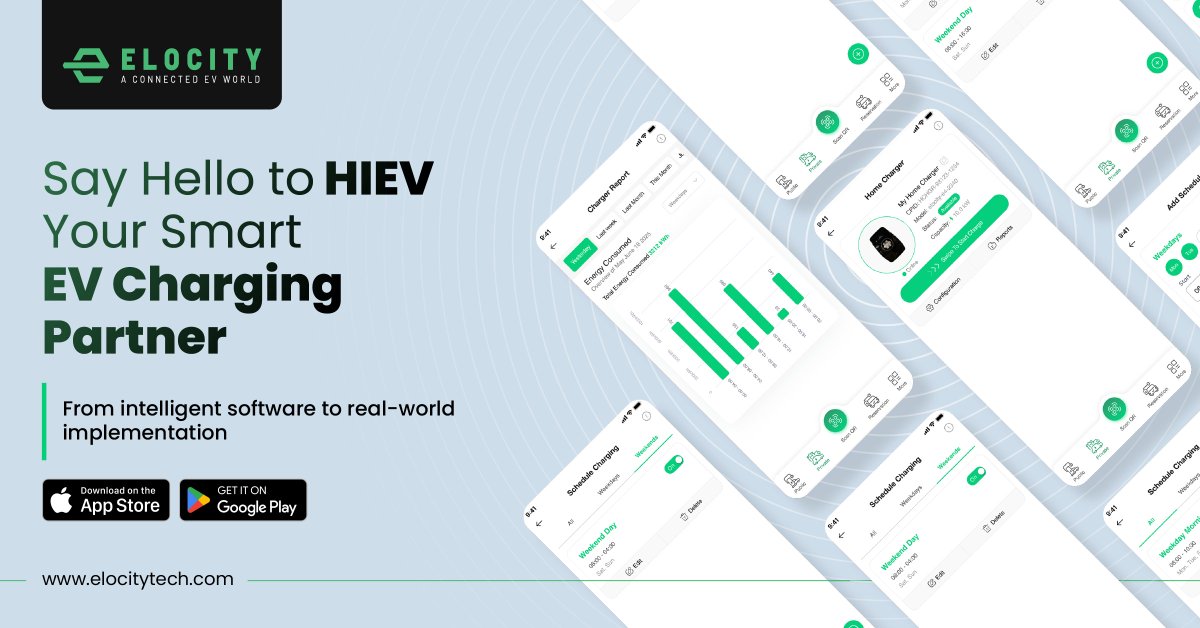 elocitytech's tweet image. 💡 Want control over EV load and cost?

Meet HIEV – Elocity’s intelligent charging platform for utilities and fleets.
📊 Real-time monitoring
📈 Load optimization
🌱 Smarter sustainability

elocitytech.com

#EnergyTech #EVSoftware