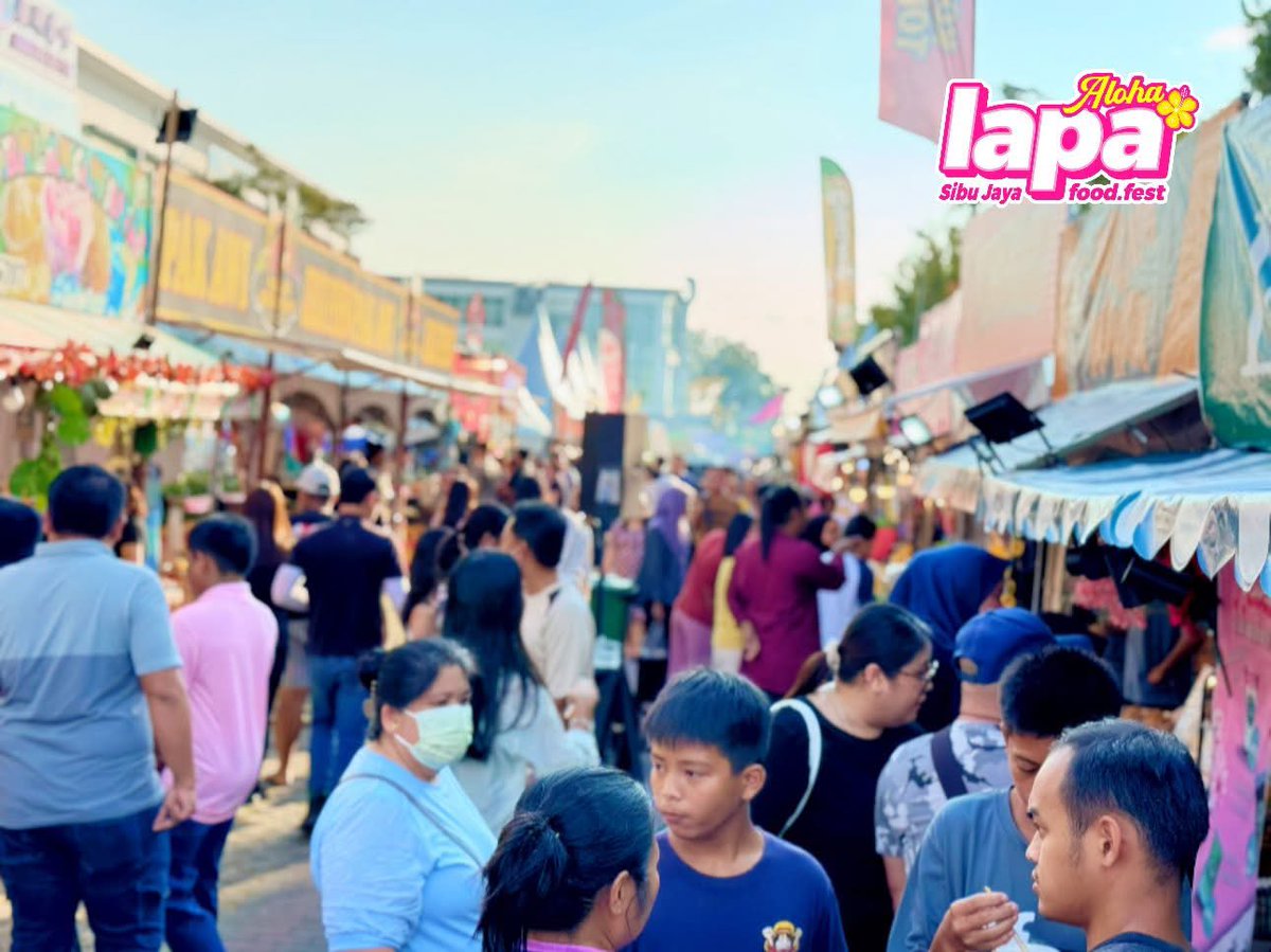 adrence's tweet photo. Lapa food fest Sibu Jaya 2026. Keep on #SMILING! https://t.co/spLjtyMIvM