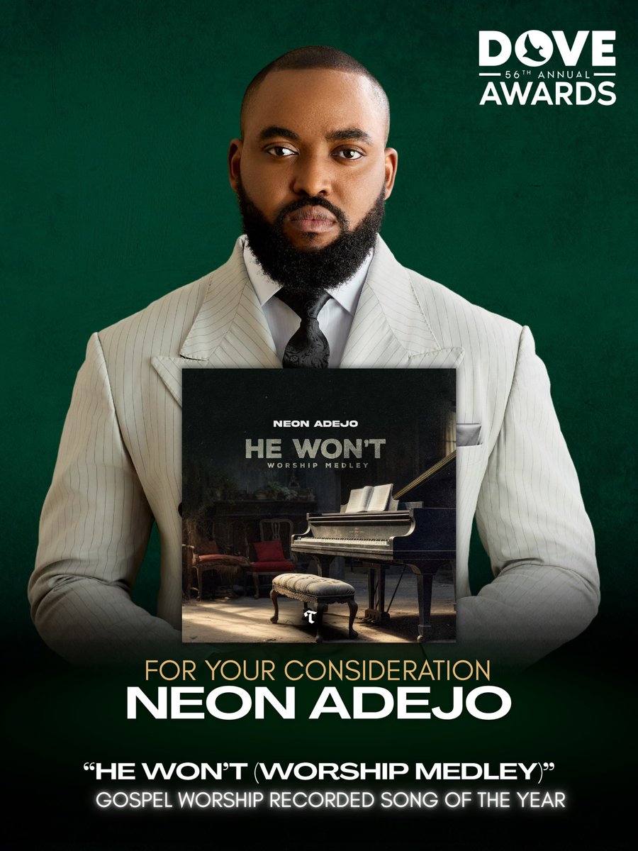 See what God is doing 

Our song got considered for the 56th annual GMA DOVE AWARDS.