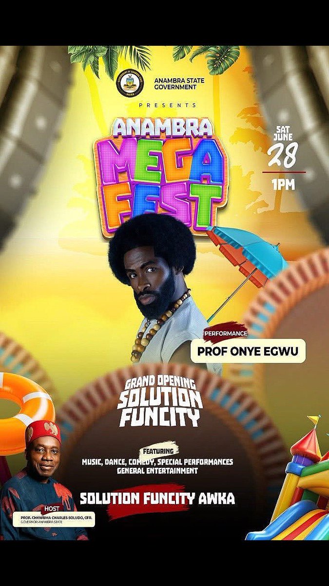 Tomorrow for the grand opening of the solution funcity 

Catch me live 🎶