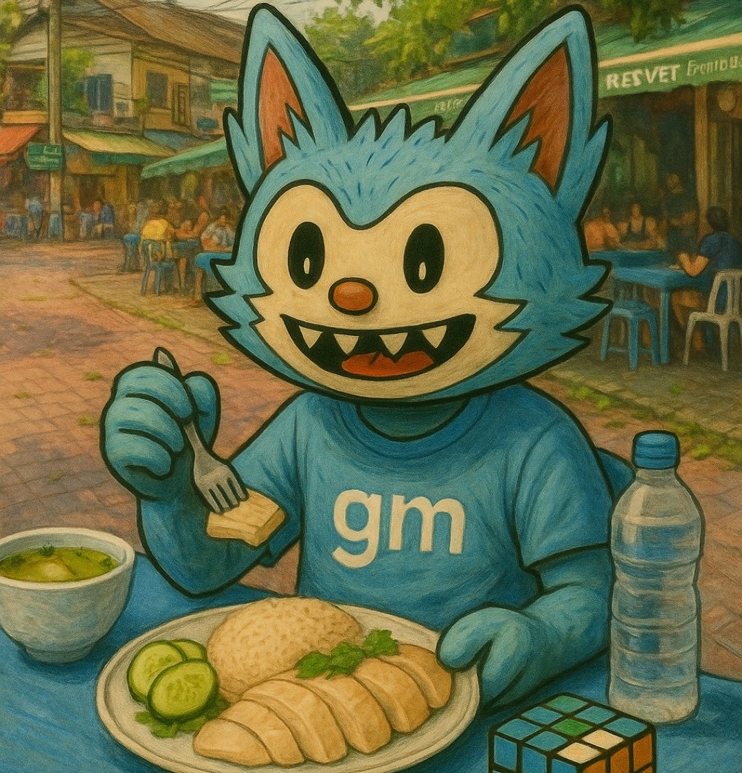 bnb_labubu's tweet photo. gm from somewhere delicious 😋
Chicken rice for the soul.
No alpha, just sauce today. 🐔🍚💧
#ML43 #LabubuInu #gm #CryptoBreakfast https://t.co/5duQ2aDtFs