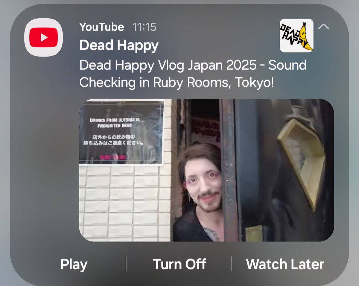日本ツアーの新しいビデオ 🇯🇵

New vlog video up on YouTube