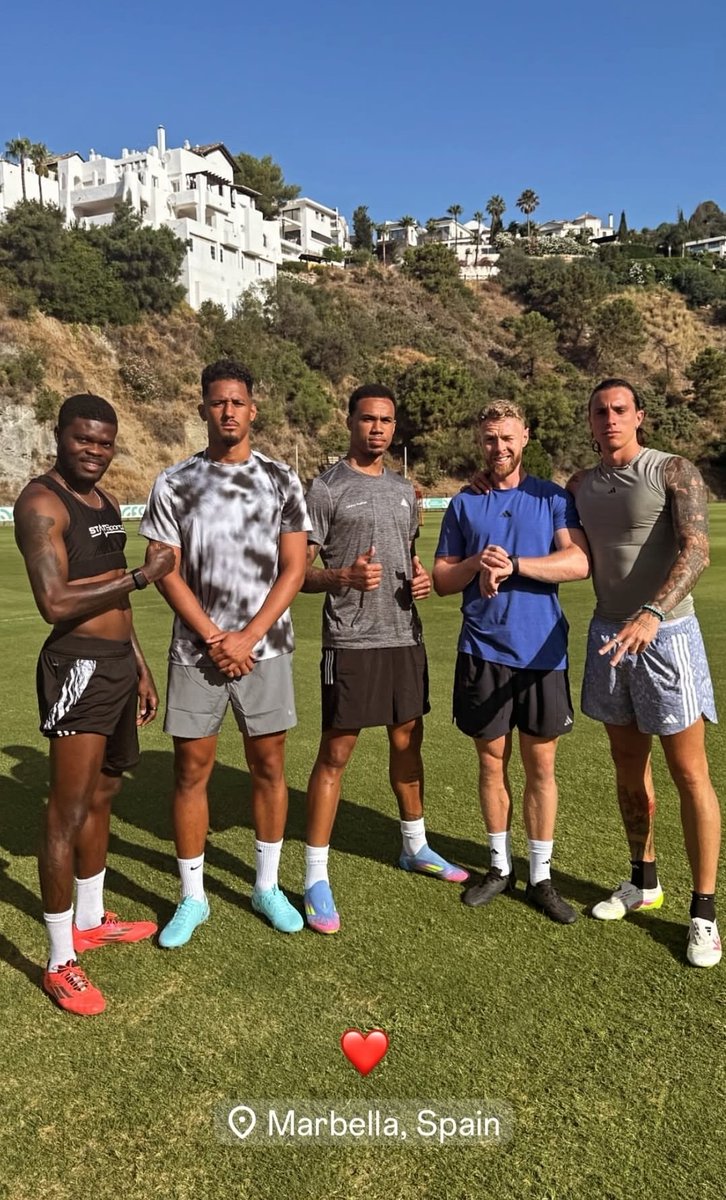 The boys training in Marbella ❤️