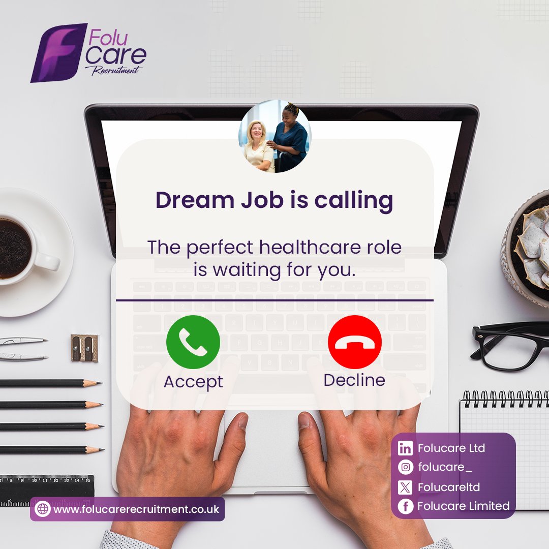 FolucareLtd's tweet photo. Not every job feels like you.
The right one? You will know. 💙

Dream role in care? It is out there, and it is calling.
Let us help you find it.

#HealthcareJobsUK #SupportWorker #NurseLifeUK https://t.co/IcvptiB1wH