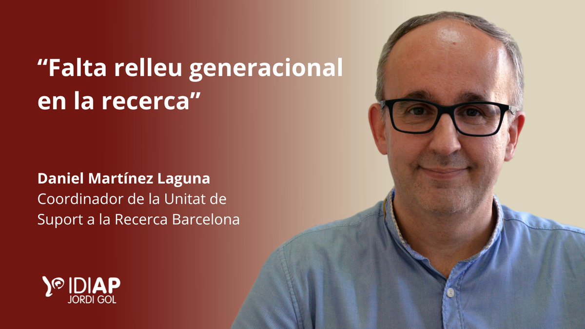 🙋‍♀️"Falta relleu generacional en la recerca"

Entrevistem el nou coordinador de la #USRBarcelona, Daniel Martínez Laguna, que demana estimular la curiositat i la visió crítica a les consultes d'atenció primària

👉Llegeix l'entrevista sencera aquí: idiapjgol.org/noticia/daniel…