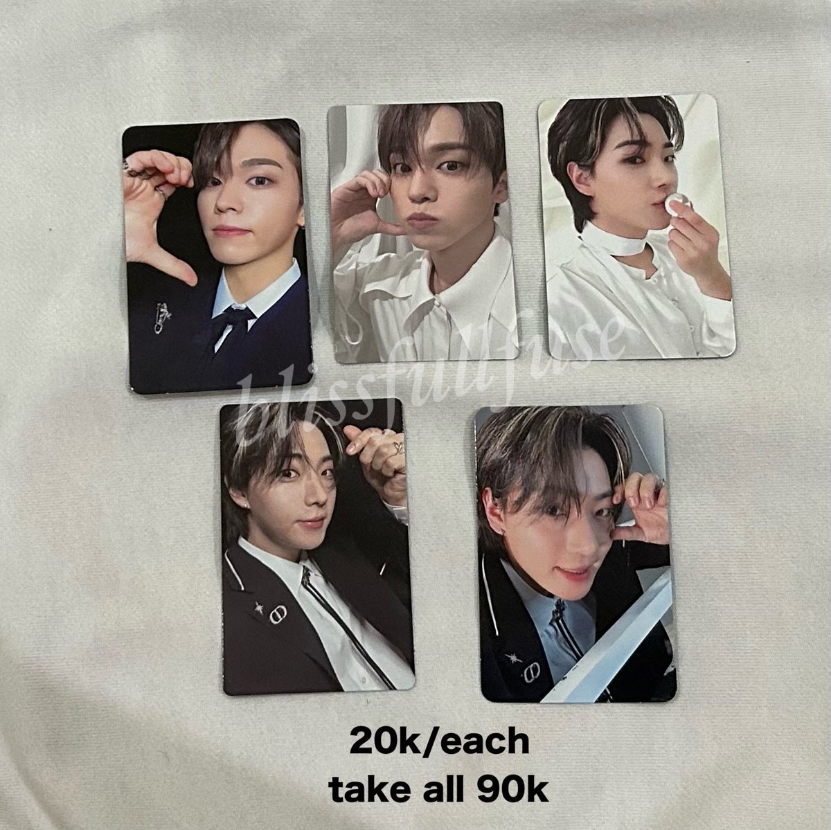#wts onf photocard / pc beautiful shadow
20k/each
take all 90k

✔️ready
✔️ dom medan
✔️ shopee
—
etion yuto #ONF