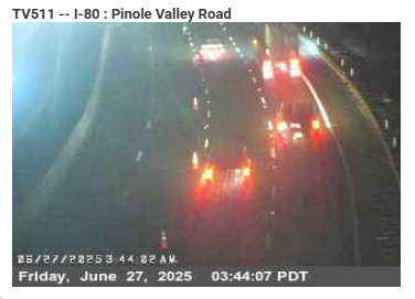 KCBSAMFMTraffic's tweet photo. #Pinole #SanPablo -- Caltrans roadwork should be finished before 5am. Westbound #Interstate80 is turning slow from Pinole Valley Rd to Richmond Parkway. (Photo: @CaltransD4) #KCBSTraffic. https://t.co/0CHku86mNf