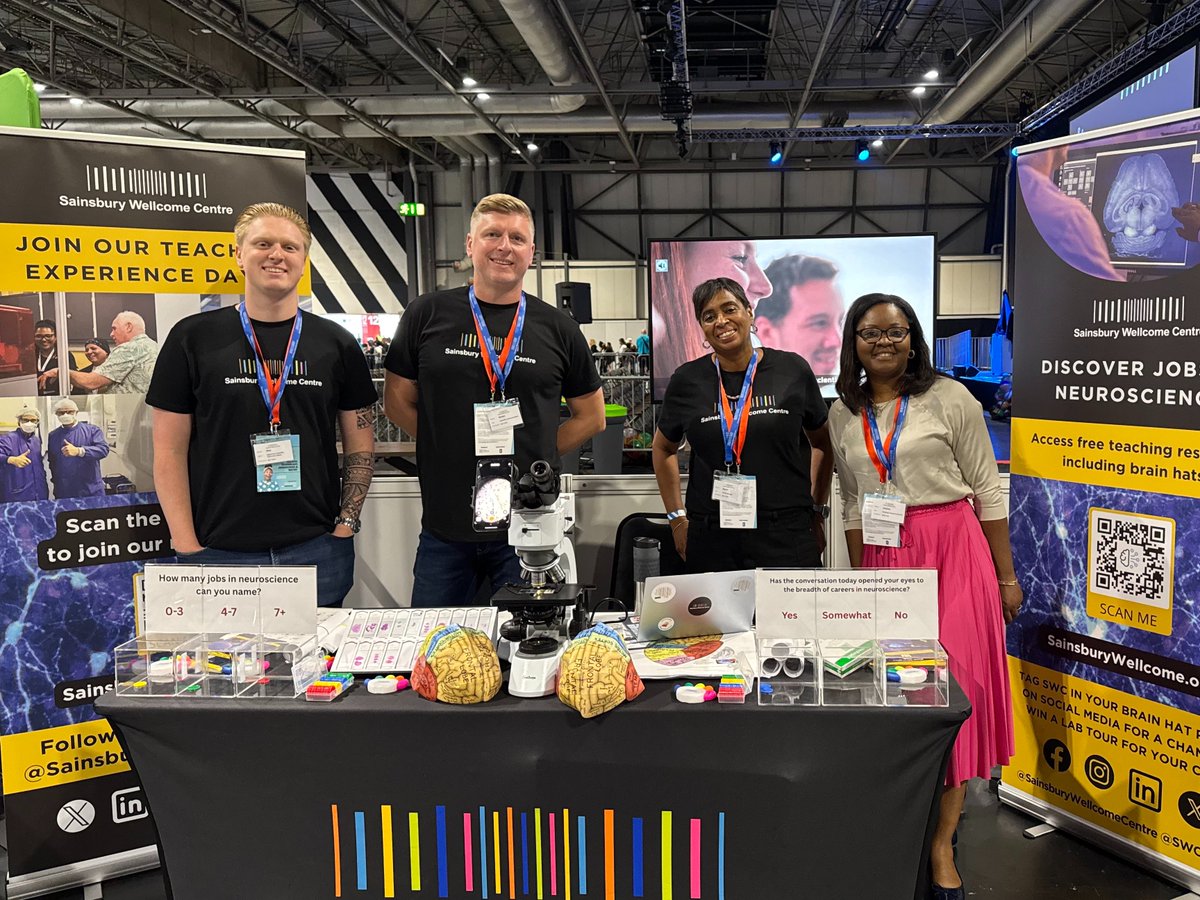 SWC_Neuro's tweet image. We had a great time at The Big Bang Fair last week.
Don’t forget to tag SWC in a brain hat photo by 18 July for a chance to win a lab tour for your class!
Download your copy and check out other #neuroscience resources for schools ⬇️
sainsburywellcome.org/web/resources-…
@BigBangUKSTEM