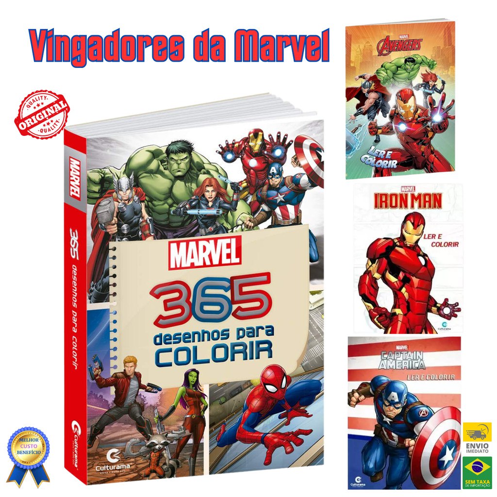 ofertaproce's tweet photo. 🔥 Livro Para Colorir Infantil 365 Desenhos Marvel Vingadores Homem Aranha Hulk Capitão América Homem

De R$ 59,00
💰 *Por R$ 19,00* 😱

🛒 Compre agora 👉 https://t.co/IziwLwYLVK

⚠️ Promoção sujeita à alteração de preço e estoque.

📲 Mais ofertas: https://t.co/HAl468xnBq https://t.co/NS2sX0SeIJ