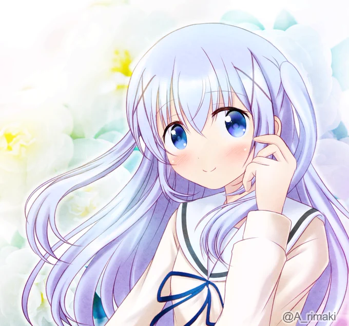 チノちゃん!!!!!! #毎日自作絵を載せる 178日目 #ごちうさ #gochiusa #再掲