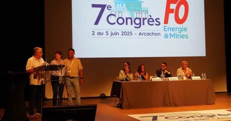 FO Energie et Mines en congrès : Pour un #servicepublic de l’énergie et dans la défense du statut dans les IEG 

Le 7e congrès de la fédération #FOEnergieetMines s’est tenu du 2 au 5 juin à Arcachon (Gironde), en présence de plus de 400 militants. 
&gt;&gt;force-ouvriere.fr/fo-energie-et-…