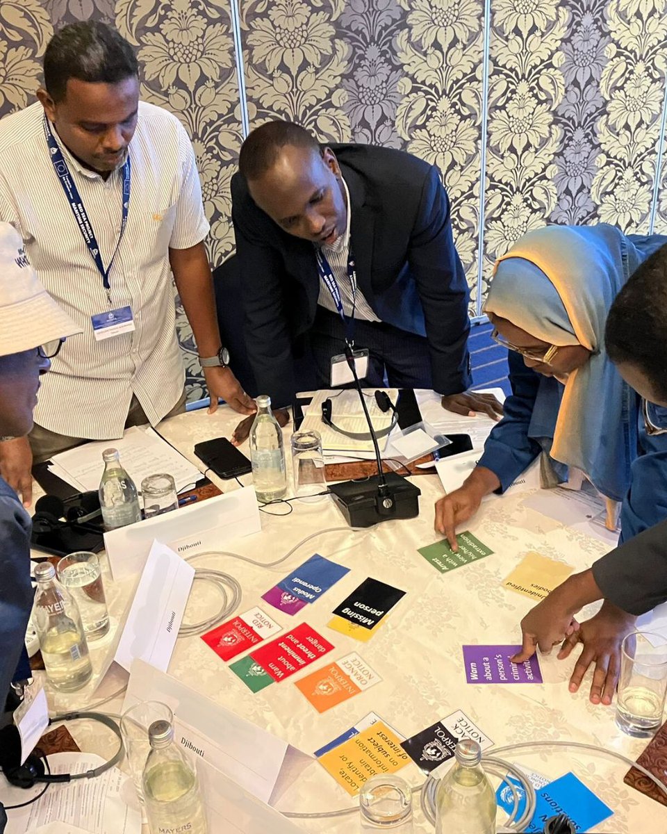 INTERPOL_HQ's tweet image. Working together to fight financial crimes in the maritime sector 🚢.
This week, INTERPOL brought together law enforcement, financial authorities and criminal prosecutors from Djibouti, Ethiopia, Somalia, Sudan and Yemen for a training under the EU-funded #RedSeaProject 🇪🇺.…