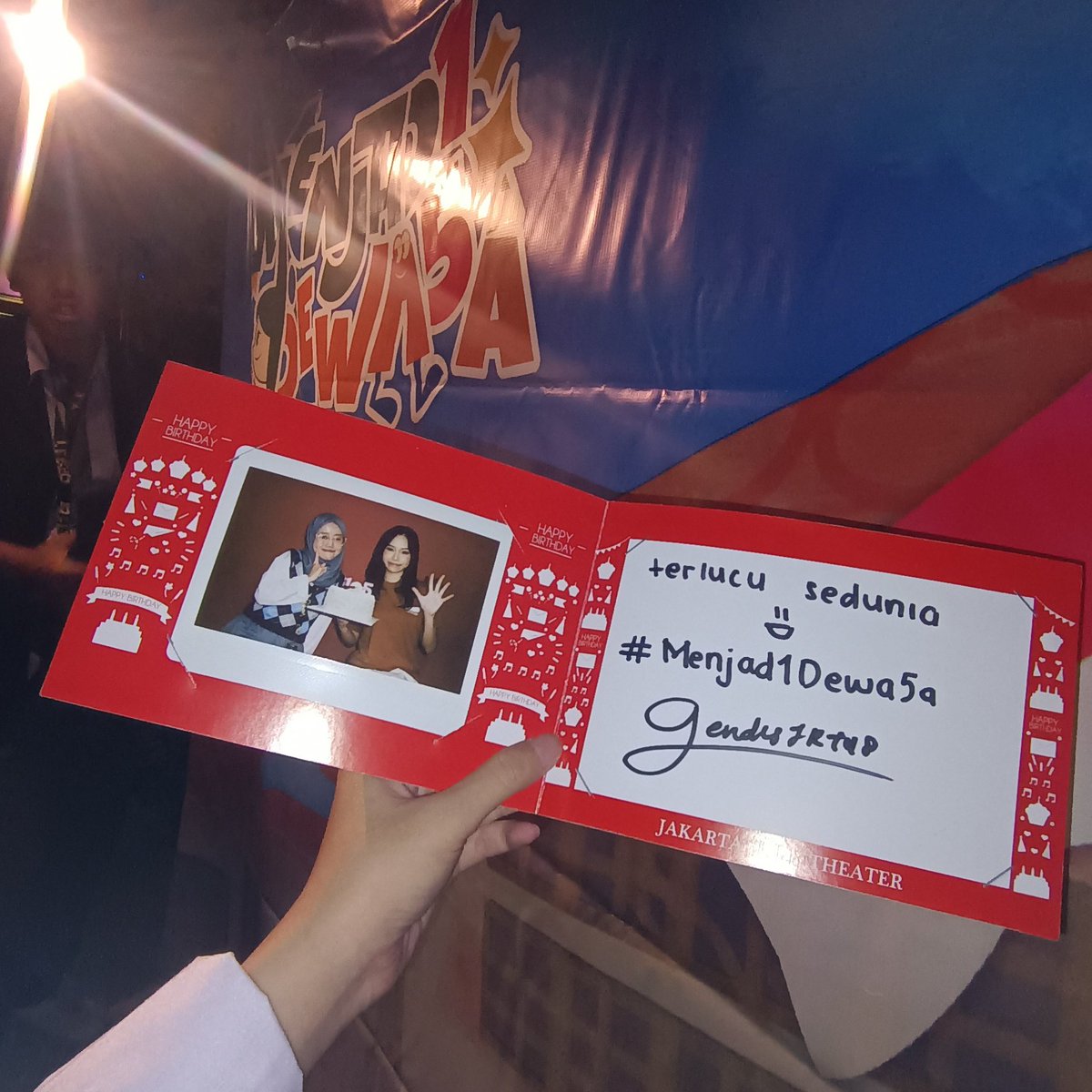 devssential's tweet image. Hai, Ndis!
Selamat ya atas STS pertamanya, #MenjadiDewa5a. Terima kasih banyak karena udah se-happy itu waktu di projectan, maaf juga kalau sekiranya ada yang masih kurang yaa.

Terima kasih juga untuk temen-temen yang udah berpartisipasi dan maaf kalo gwej marah-marah terus😗