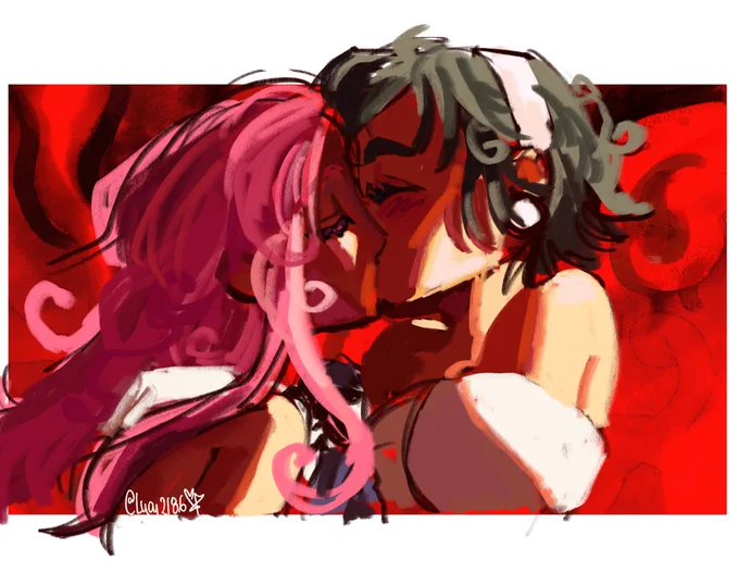 The kiss #ALNST #MIZI #Suamizi #fanart