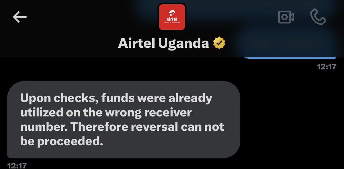 FardPapa's tweet photo. @Airtel_Ug This has been going on since Wednesday then after you might replying saying  . Buying airtime to call u directly at 0705100100  is very expensive most hurting thing it’s answered and no one talks. 30-50k airtime per call. And no one talks. The customer care no. https://t.co/lpaMRyaiIC