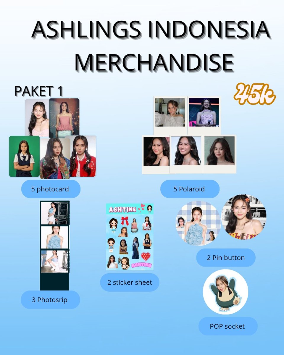 ashlingsindo's tweet photo. Halo Ashlings Indonesia 
Kami membuka pembelian merchandise pertama untuk teman-teman miliki

Pre-order : 1 juli - 15 juli 2025
Proses : 1-2 Minggu 
Pengiriman: via shoppe atau manual by request 

Link pemesanan 👇
https://t.co/afYYSjZ55X

#Ashtine 
#ashlingsindo https://t.co/F0adaY5f58
