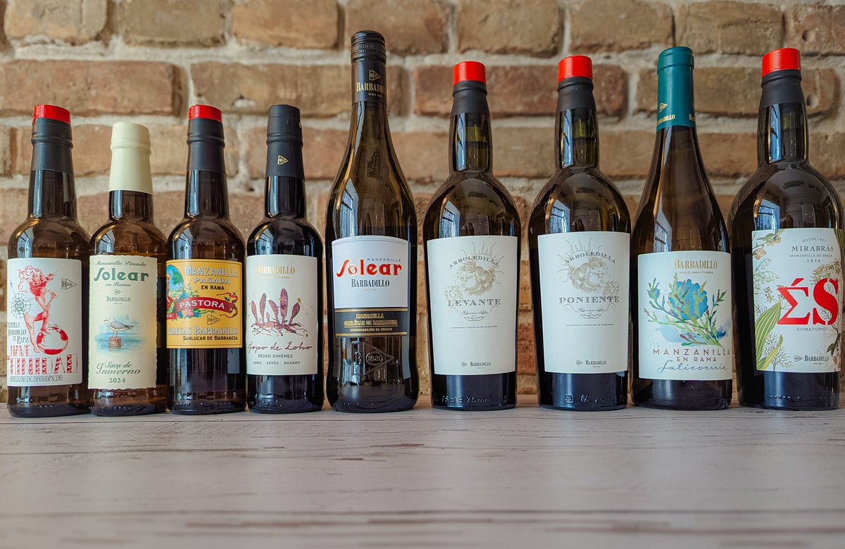 U nas Sherry Week przez cały rok!   Manzanille od <a href="/barbadillo/">Bodegas Barbadillo</a>: legenda Solear en Rama Pasada (Invierno 2024), świeża Trinidad, organiczna Salicornia (93 pkt <a href="/bonkowskimw/">Wojciech Bońkowski</a>), finezyjna As de Mirabrás Sumatorio (94 RP) oraz bliźniacze Levante i Poniente. I eco PX Jopo de Lobo. 🍨