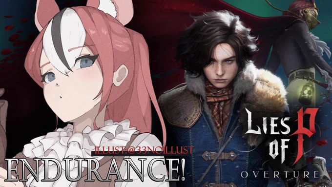 @hakosbaelz: Please pray for my soul. Impending crash outs await... and I couldn't be more excited. PARRY QUEEN WILL RISE ONCE MORE! 【Lies of P: Overture ENDURANCE】 🎲piped.video/live/la6yH0qGEcY | 10AM JST | 6PM PDT