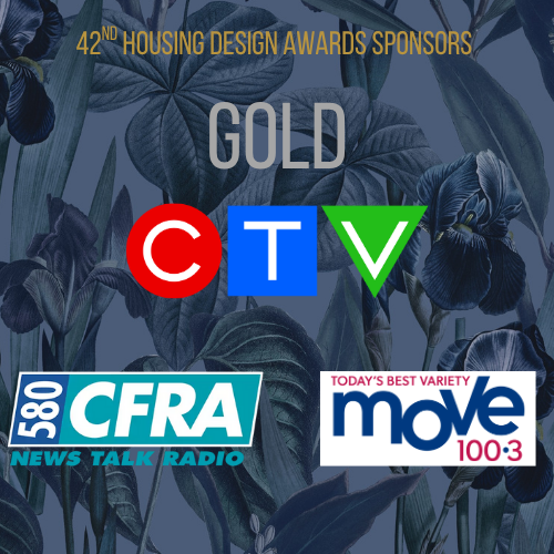 A huge thank you to our Gold Sponsors, <a href="/CTV/">CTV</a> , <a href="/CFRAOttawa/">580 CFRA</a>  and MOVE 100.3 for supporting the 42nd Housing Design Awards Gala! Your continued support helps us shine a spotlight on the best in Ottawa’s residential construction industry. #GOHBA #HousingDesignAwards  #ThankYouSponsor