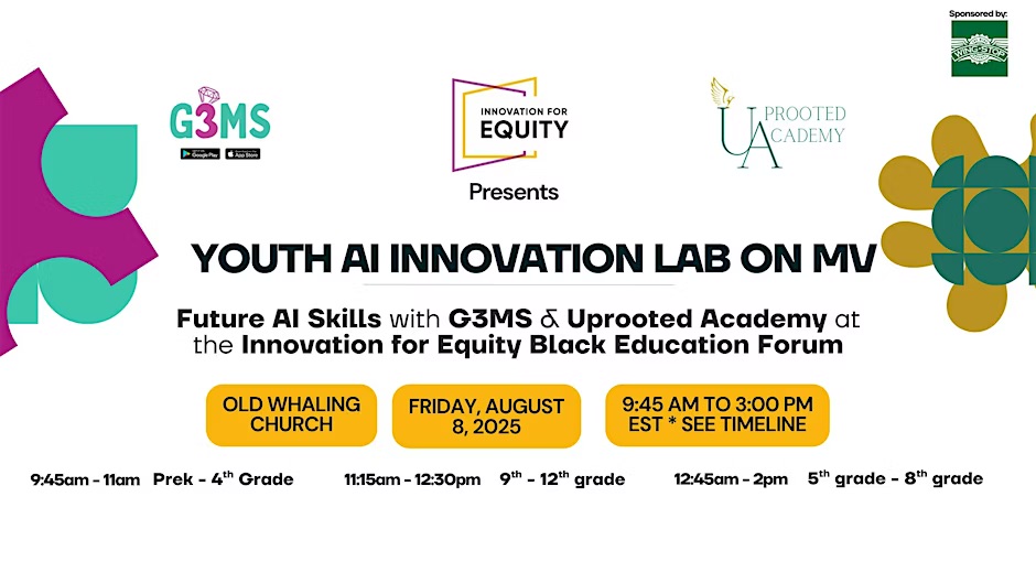 getG3MS's tweet photo. 🚨 Youth AI Innovation Lab on MV is LIVE! 
Hands-on AI training for students 🧠 Learn. 🤖 Build. 💥 Innovate. 
📍 MV | 🎟️ Register now: https://t.co/Uu1P9zuMPG

#YouthAI #STEM #EdTech #AIWorkshop #FutureOfLearning #MV https://t.co/bTQrDT5oRG