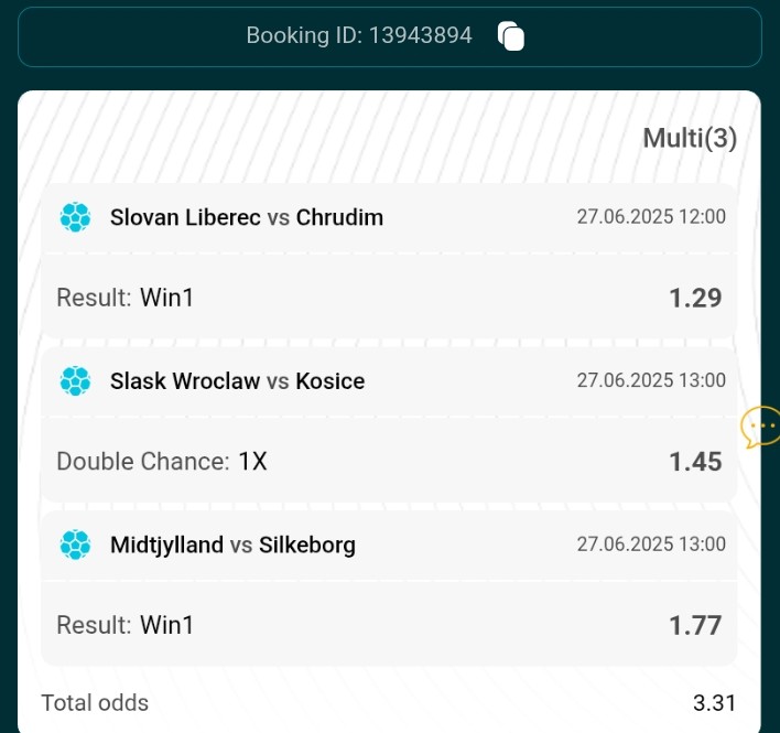 3.56 𝗢𝗱𝗱𝘀 𝗥𝗲𝗮𝗱𝘆!
🔥 Bet Code: 13943894

💵 Don’t miss today’s winning combo!⚽

🎁 Jisajiri na #captainsbet

👉 Bonyeza apa kujisajiri 👇
captainspartners.com/processing/cli…
Let’s win together! ✅⚽