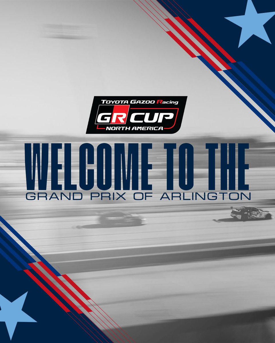 Arlington_GP's tweet image. We’re proud to welcome @Toyota as our first Foundational Partner for the inaugural race weekend, coming to North Texas March 13–15, 2026. 🤝

Even better? The Toyota GR Cup Series is joining the lineup.

Read more on the partnership: gparlington.com/news-multimedi…
