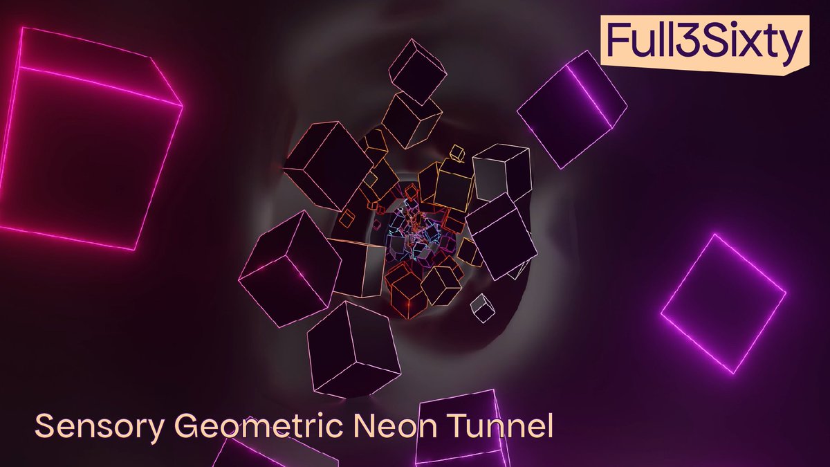 full3sixty's tweet photo. 🌄 Sensory Neon Mountains and 🔷 Sensory Geometric Neon Tunnel are now live!
Two bold, calming 360° scenes designed for sensory spaces and immersive classrooms.
Light, motion, and mood—perfect for focus, regulation, or pure visual escape.

#SensoryContent #360Learning #full3sixty https://t.co/sO52h2Ftu0