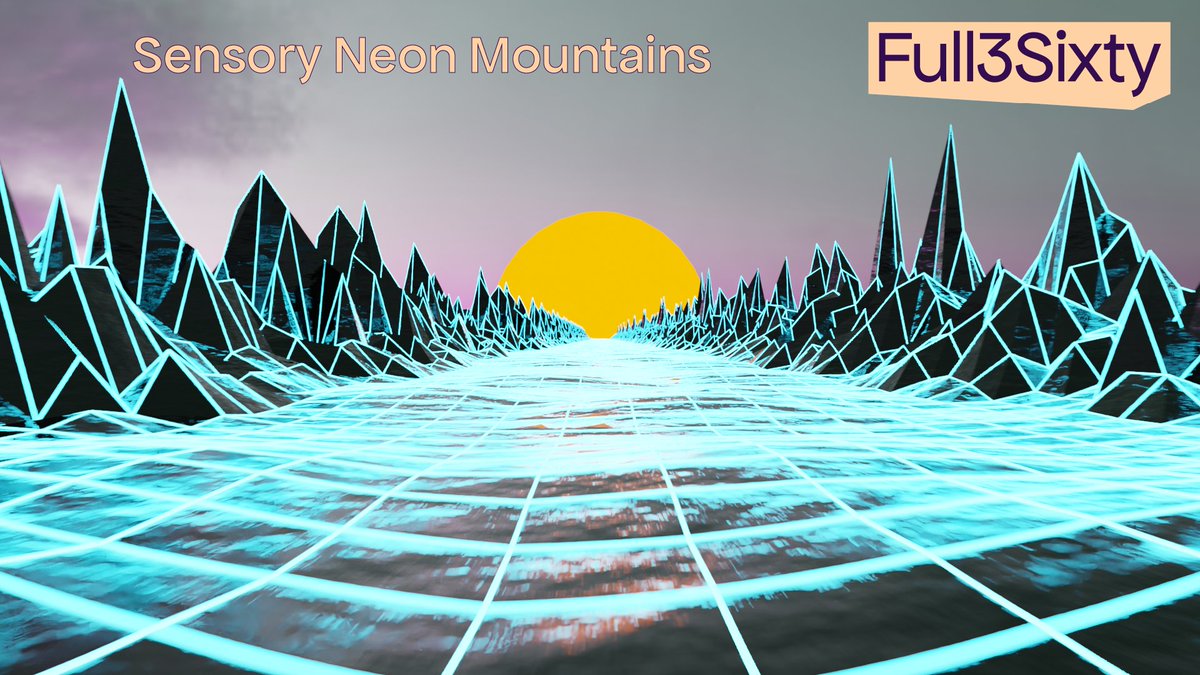 full3sixty's tweet photo. 🌄 Sensory Neon Mountains and 🔷 Sensory Geometric Neon Tunnel are now live!
Two bold, calming 360° scenes designed for sensory spaces and immersive classrooms.
Light, motion, and mood—perfect for focus, regulation, or pure visual escape.

#SensoryContent #360Learning #full3sixty https://t.co/sO52h2Ftu0