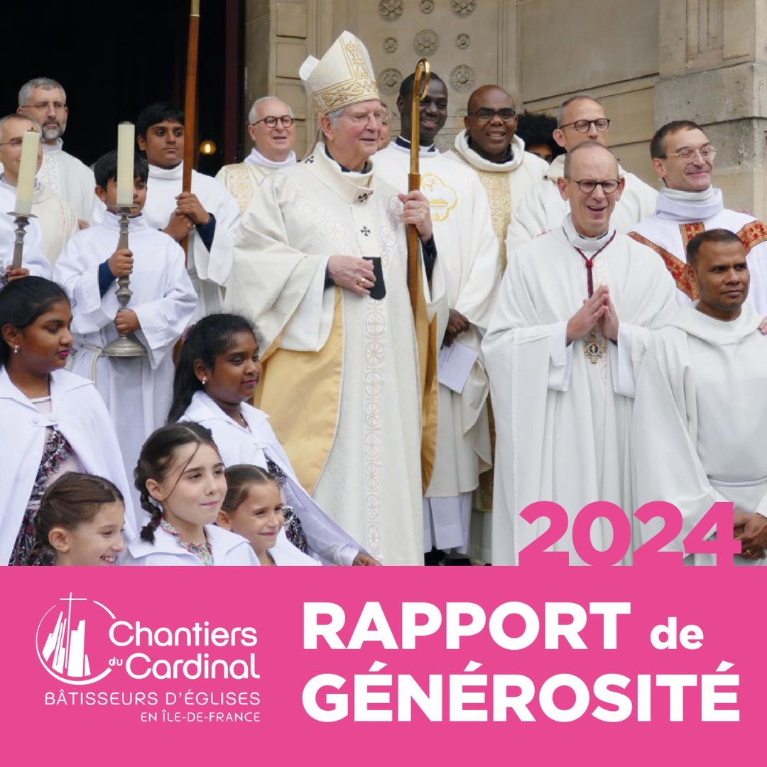 🙏 #merci aux bâtisseurs d'églises !

Grâce à nos donateurs, #2024 a été une belle année de réalisations pour le #patrimoinereligieux !
Construction, rénovation, embellissement : 4,5M€ ont été engagés et 3️⃣5️⃣ chantiers ont été financés 🏗️🕍
👉 bit.ly/CDC-RapportGen…
#patrimoine