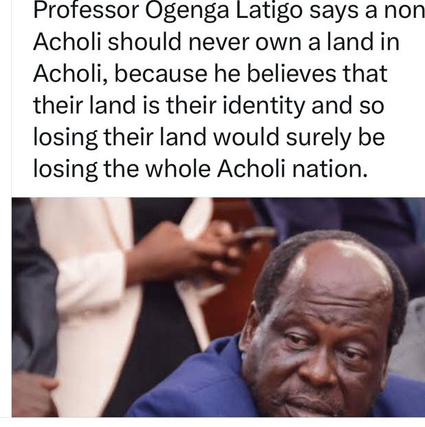 atwihayo38051's tweet image. This man owns land in Central and other parts but still thinks another tribe owning land in Acholic and North is a crime.
Provided one acquires land in the right ways and is living with community in harmony I don't see any problem.
Freedom for all