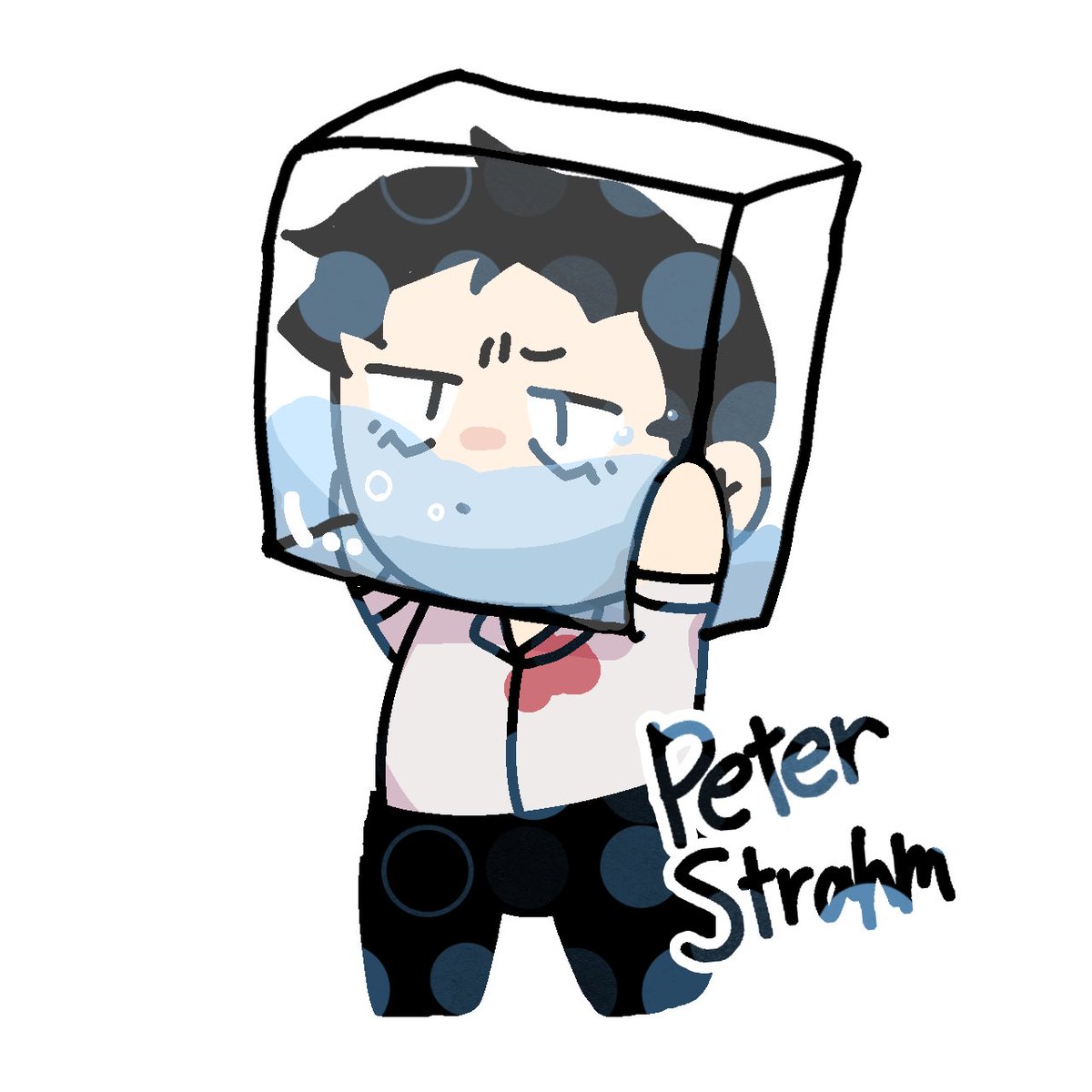 usagidayo_1's tweet photo. He looks at me as if he wants to take off the box...
#SAW
#Peterstrahm
#saw5 https://t.co/u9JWqcP6Yq